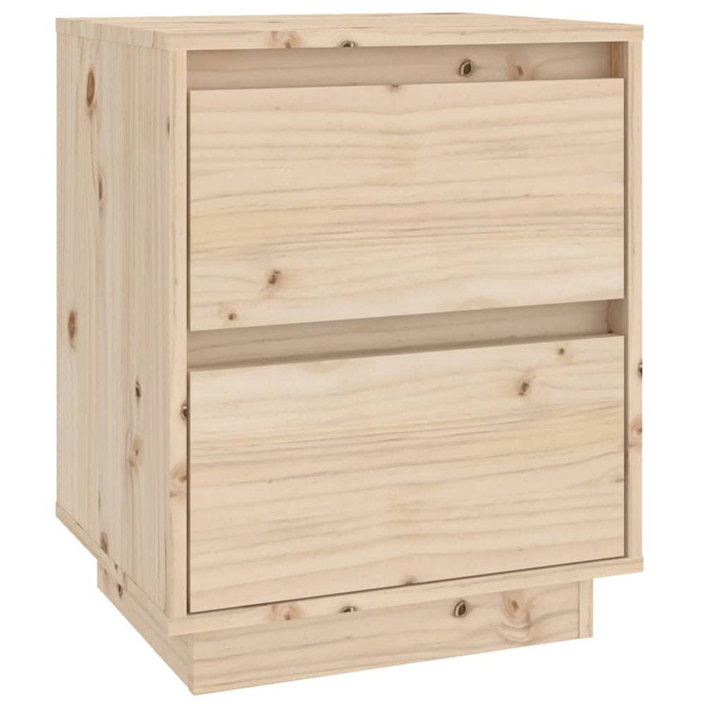 Vidaxl Nočný stolík 40x35x50 cm masívne borovicové drevo